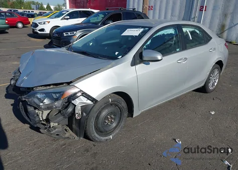 2015 Toyota Corolla Le Plus из США, поврежденный, VIN 5YFBURHEXFP352177